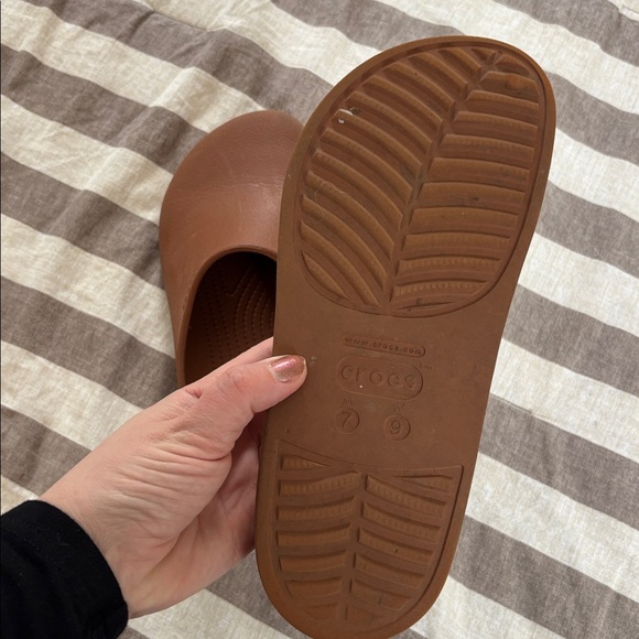 CROCS Dylan Women’s Slip-On Clog in Cognac - Picture 5 of 9